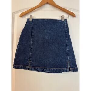 MODERN EDIT | Brandy Melville J. Galt Cara Denim Mini Skirt 100% Cotton Small